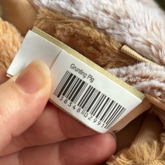 Folkmanis Grunting Pig Hand Puppet Stuffed Animal Farm Piglet Plushie Kid’s Toy - Picture 14 of 15